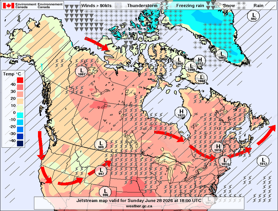 North American Weather System