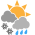 Possibilité d'averses de pluie ou de neige