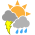 Quelques averses. Risque d'orages